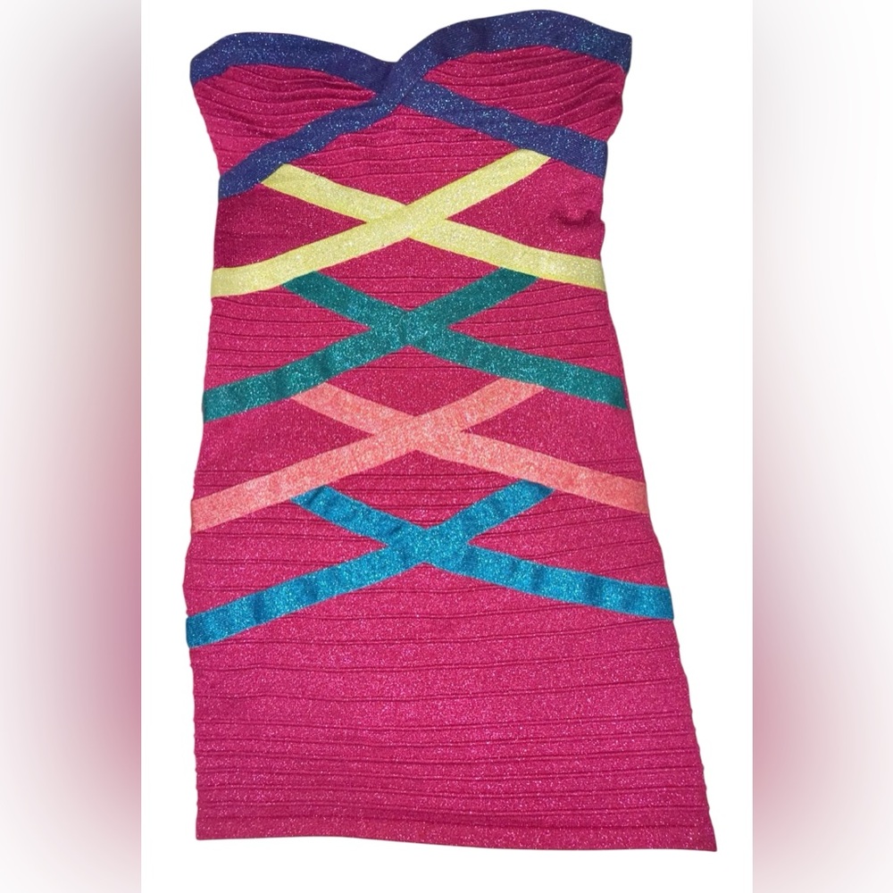 2000s Vintage Bondage Mini Dress